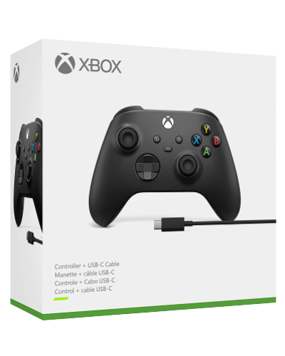 Xbox Series Controller Carbon Black with USB-C Cable
