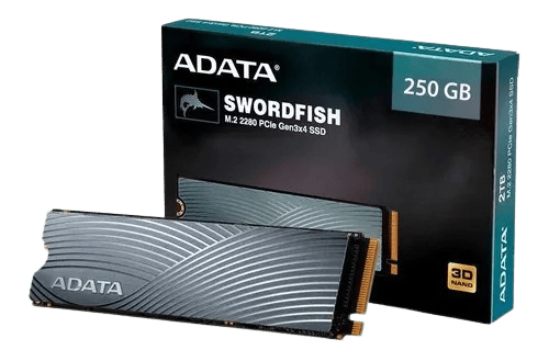 ADATA SWORDFISH Gen3 M.2 NVMe 250GB - ASWORDFISH-250G-C (Pre-owned)