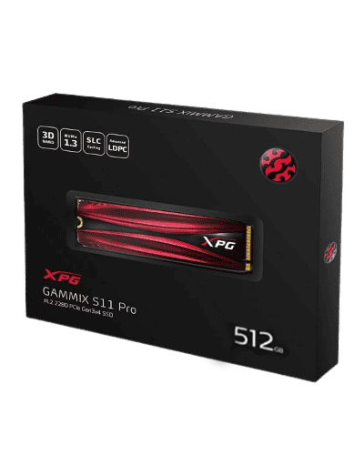 ADATA XPG Gammix S11 Pro Gen3 M.2 NVMe 512GB - AGAMMIXS11P-512GT-C (Pre-owned)