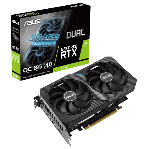 ASUS RTX 3050 8GB Dual OC (Pre-owned)