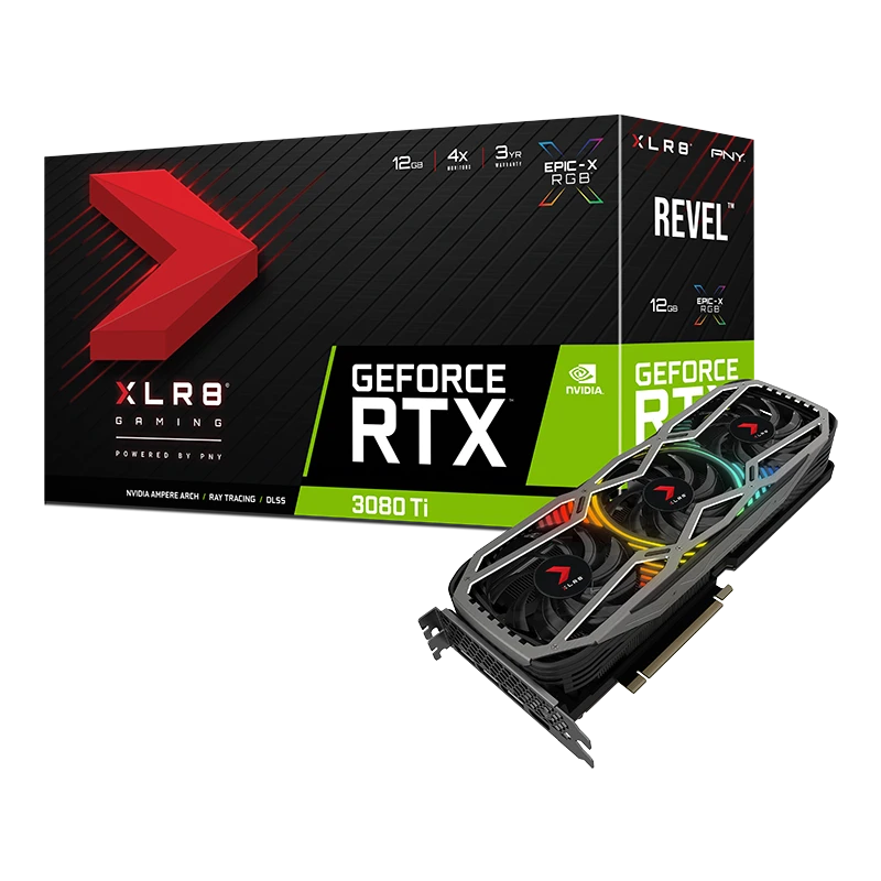 PNY RTX 3080 Ti 12GB XLR8 Gaming Revel EPIC-X RGB Triple Fan (Pre-owned)