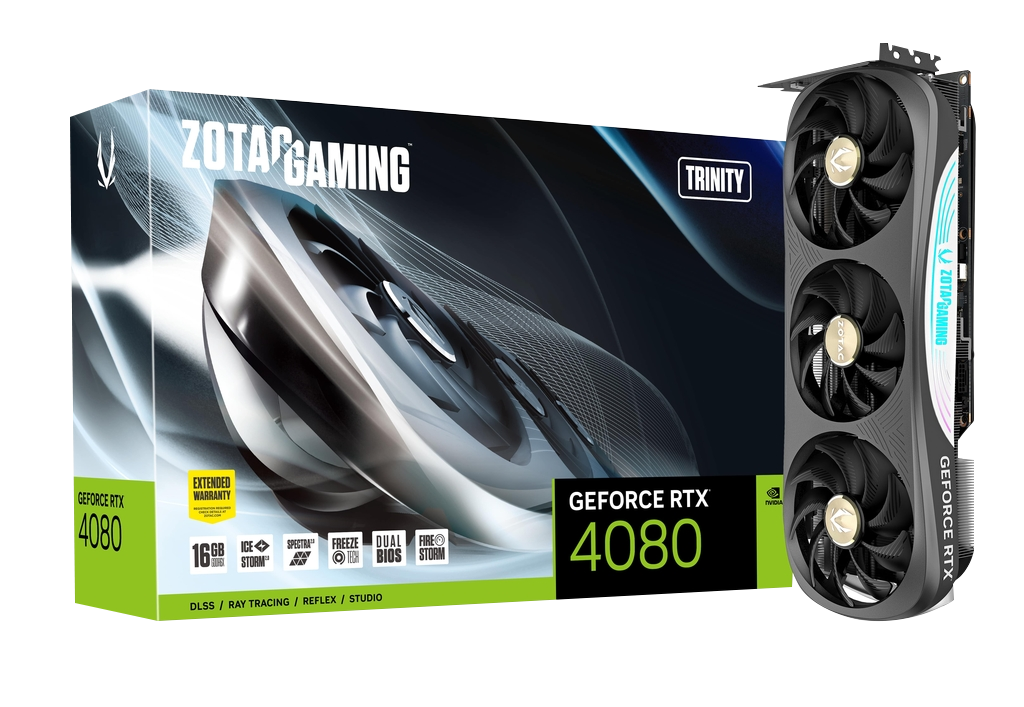 ZOTAC Gaming RTX 4080 SUPER Trinity Black Edition 16GB (Pre-owned)