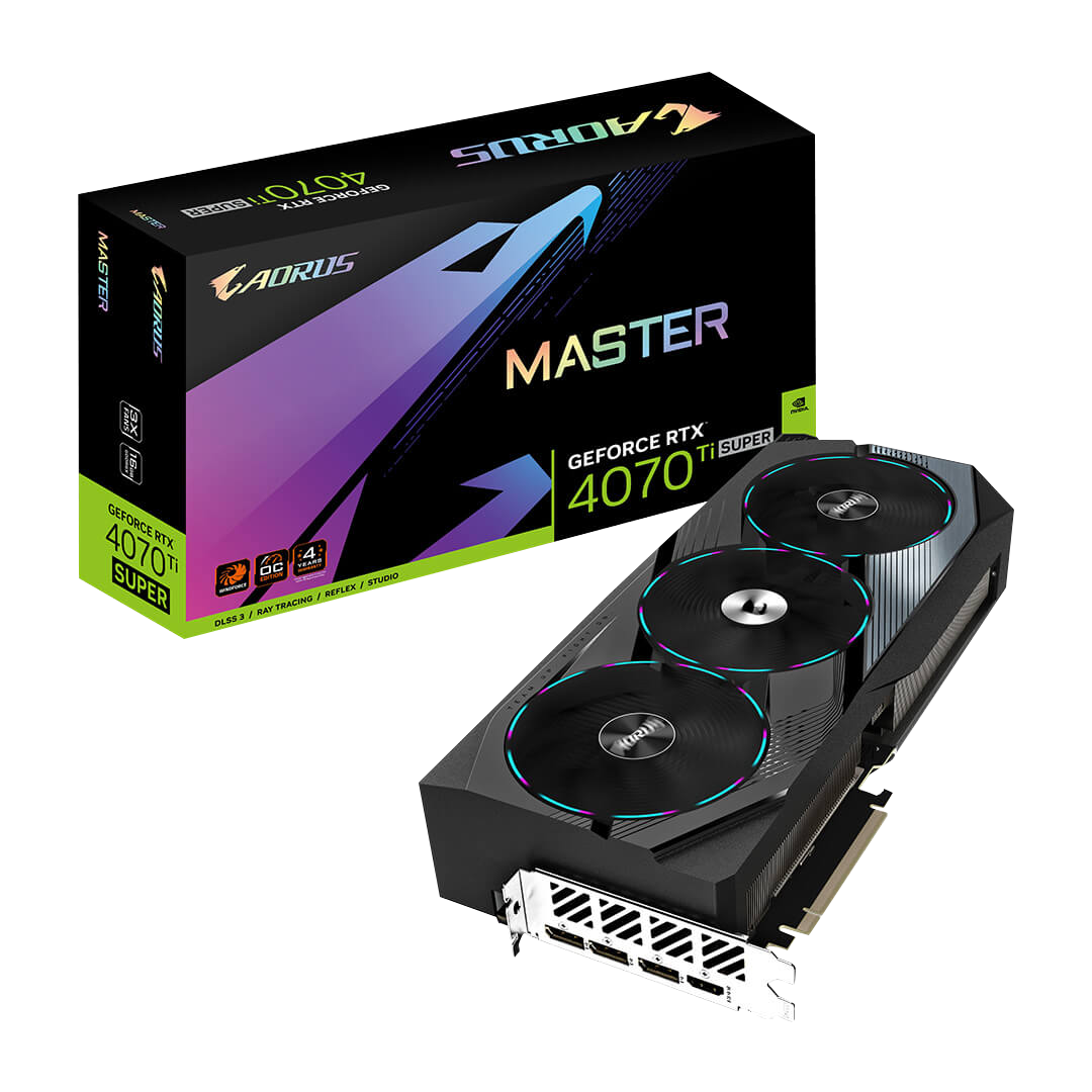 GIGABYTE AORUS RTX 4070 Ti SUPER Master 16GB (Pre-owned)