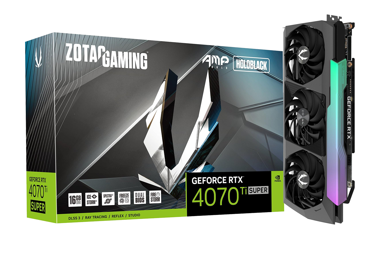ZOTAC RTX 4070 Ti SUPER AMP Gaming Holo 16GB (Pre-owned)