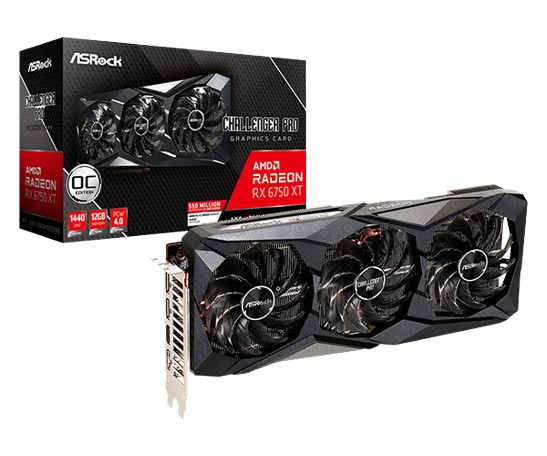 ASRock RX 6750XT 12GB Challenger Pro OC (Pre-owned)