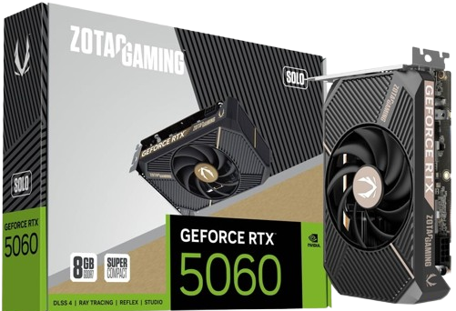 ZOTAC RTX 5060 8GB GAMING SOLO (Pre-owned)