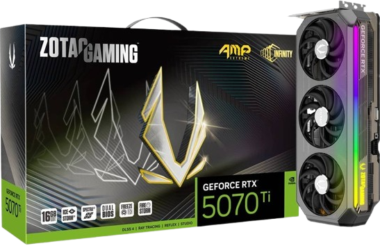 ZOTAC RTX 5070 TI AMP EXTREME INFINITY 16GB (Pre-owned)