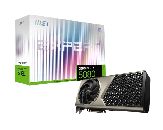 MSI GeForce RTX 5080 16G Expert 16GB OC (Pre-owned)