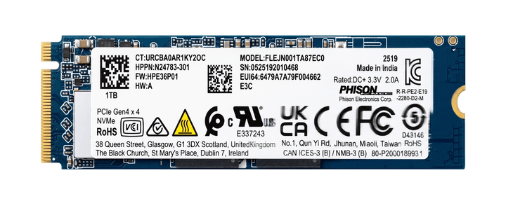 PHISON Gen4 M.2 NVMe 1TB - FLEJN001TAB7ECO (Pre-owned)